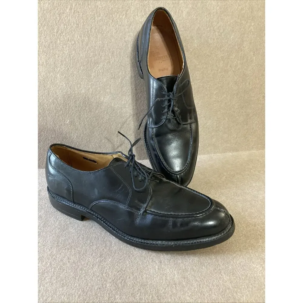 Allen Edmonds Bradley‎ Oxford shoe Men’s Sz 12 B Black Leather Split Toe Derby